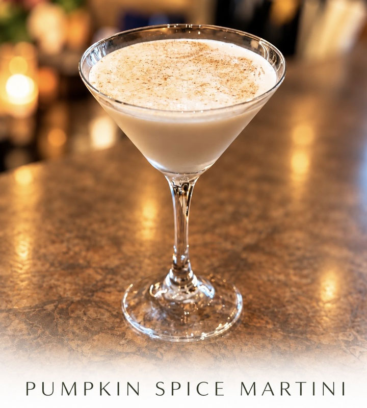 pumpkin spice martini